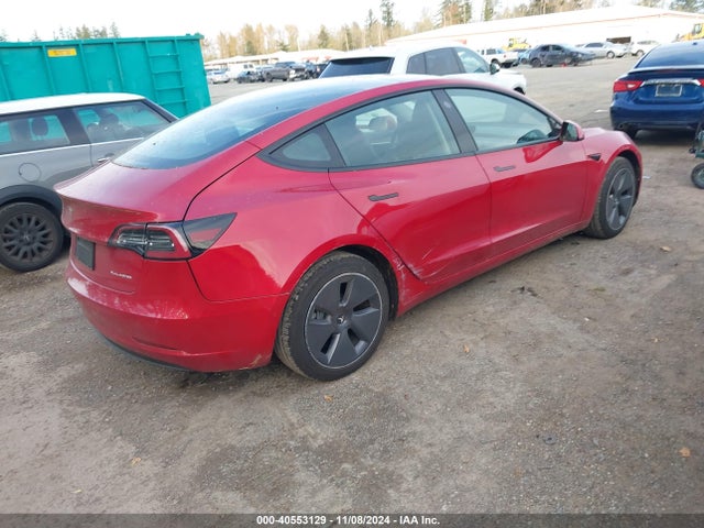 2022 TESLA MODEL 3 5YJ3E1EB6NF252133 Photo 3