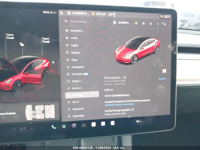 2022 TESLA MODEL 3 5YJ3E1EB6NF252133 Photo 6