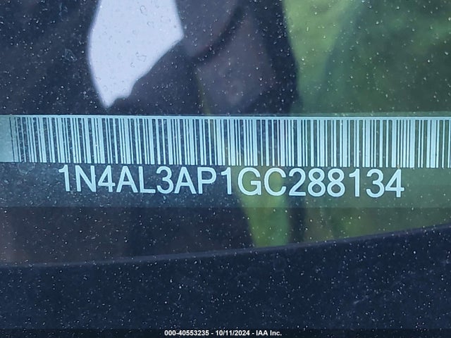 Nissan Altima 2.5 Sl 2016 1N4AL3AP1GC288134 Image 9