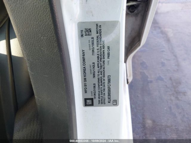 KL8CB6S95FC798873 Chevrolet Spark Ls Cvt