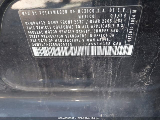 3VWPL7AJ2EM609758 Volkswagen Jetta Sportwagen 2.0l Tdi