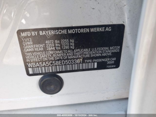 WBA5A5C58ED503361 BMW 528I