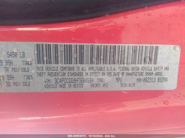 3C4PDCGG9HT684584 Dodge Journey Crossroad Plus