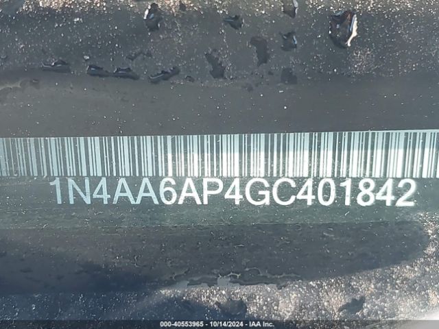 1N4AA6AP4GC401842 Nissan Maxima 3.5 Sl