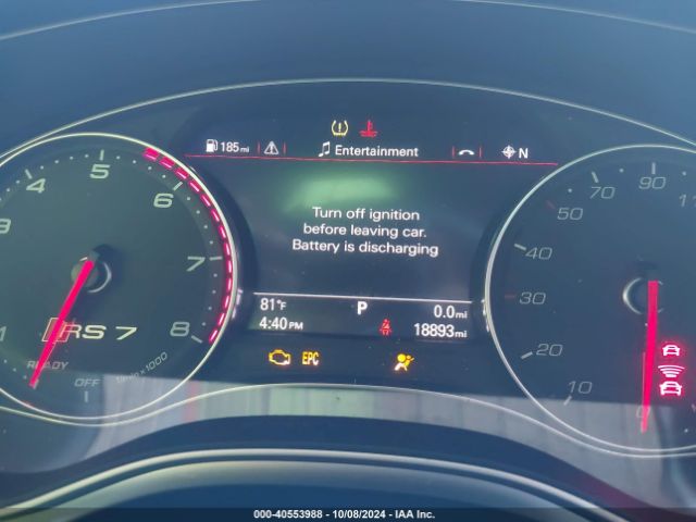 WUAWRAFC5JN901234 Audi Rs 7 4.0t Performance