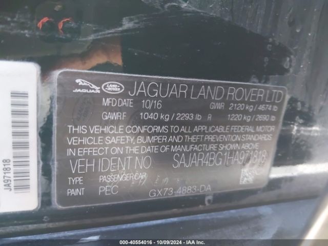 SAJAR4BG1HA971818 Jaguar Xe 25t