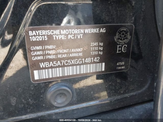 WBA5A7C5XGG148142 BMW 528i Xdrive