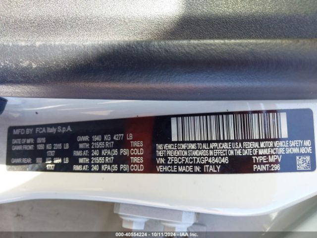 ZFBCFXCTXGP484046 Fiat 500x Trekking