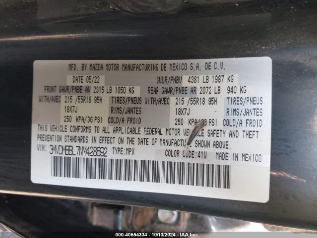 3MVDMBBL7NM428692 Mazda Cx-30 Select