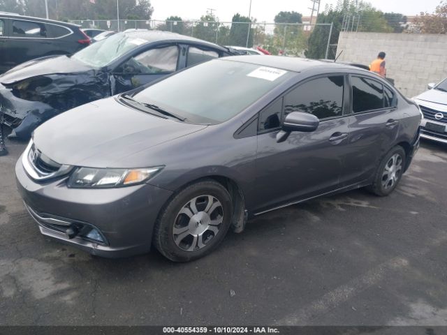 19XFB4F27FE200104 Honda CIVIC HYBRID