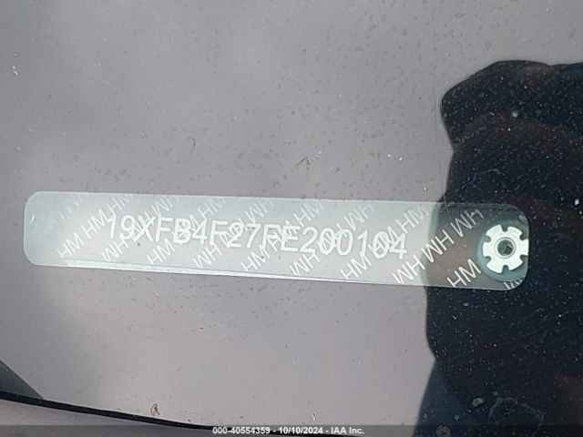 19XFB4F27FE200104 Honda CIVIC HYBRID