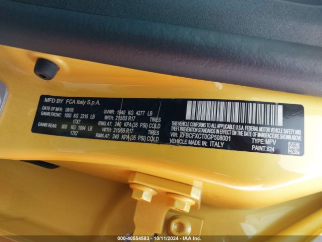 ZFBCFXCT0GP508001 Fiat 500x Trekking