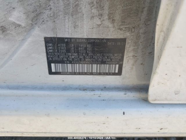 4S3GTAB6XN3705505 Subaru Impreza Base 5-door