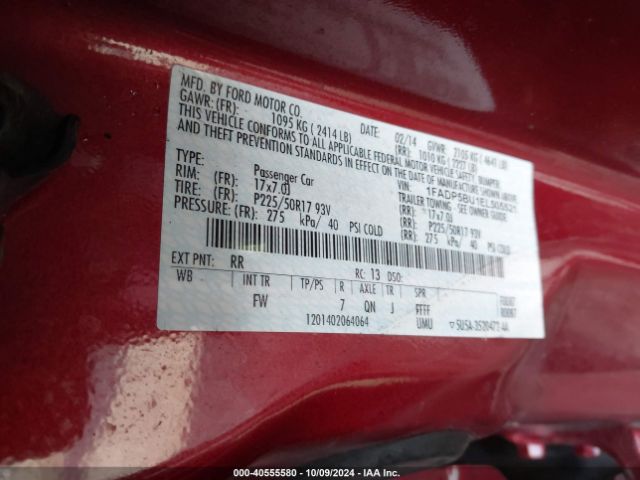 1FADP5BU1EL505521 Ford C-max Hybrid Sel