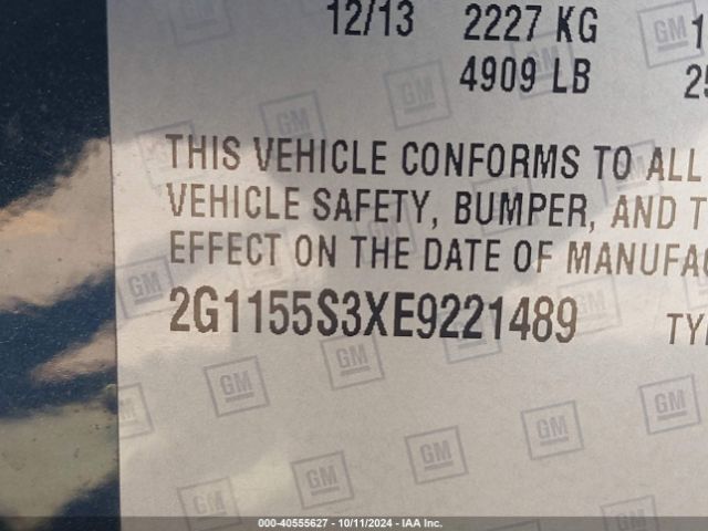 2G1155S3XE9221489 Chevrolet IMPALA 2LZ