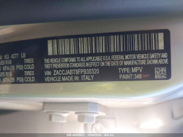 ZACCJABT8FPB35320 Jeep Renegade Latitude