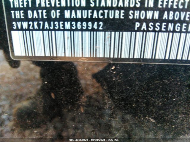 3VW2K7AJ3EM369942 Volkswagen Jetta 2.0l S
