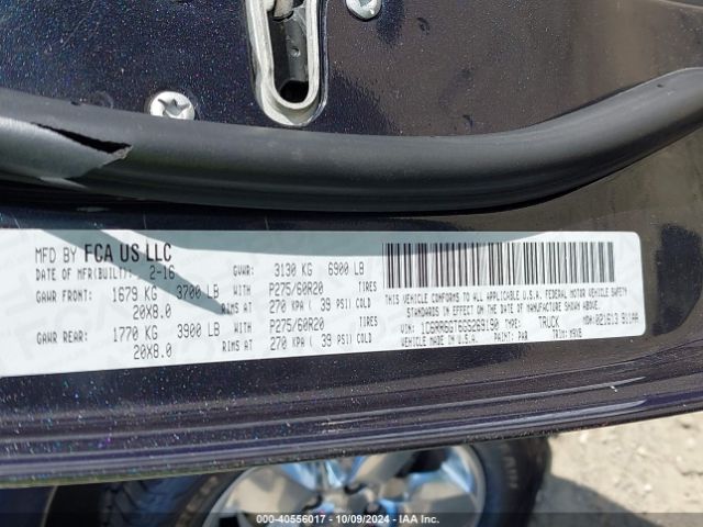 1C6RR6GT6GS269190 RAM 1500 Big Horn