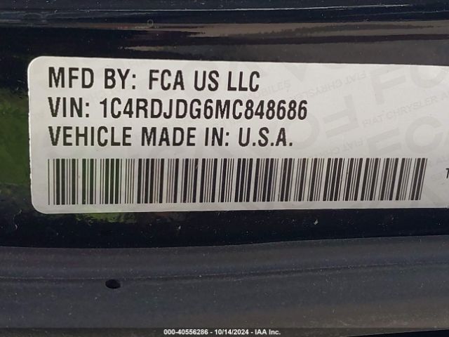 Dodge Durango Gt Plus Awd 2021 1C4RDJDG6MC848686 Image 18