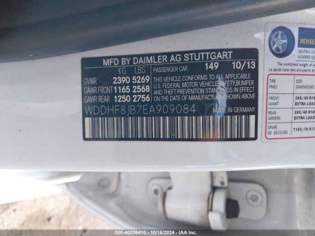 WDDHF8JB7EA909084 Mercedes-Benz E 350 4matic