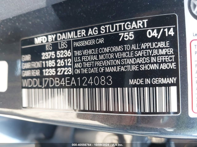 Mercedes-Benz CLS 550 2014 WDDLJ7DB4EA124083 Image 9