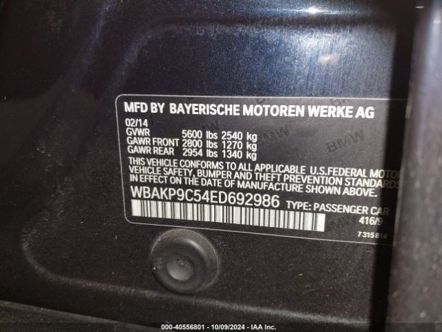 WBAKP9C54ED692986 BMW 550i Xdrive