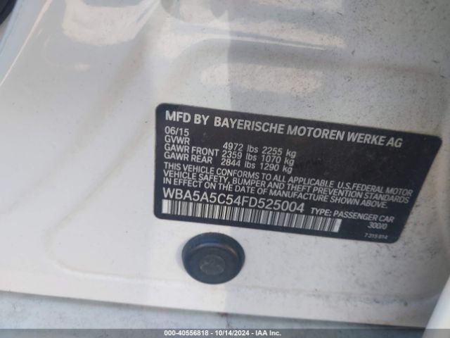 WBA5A5C54FD525004 BMW 528I