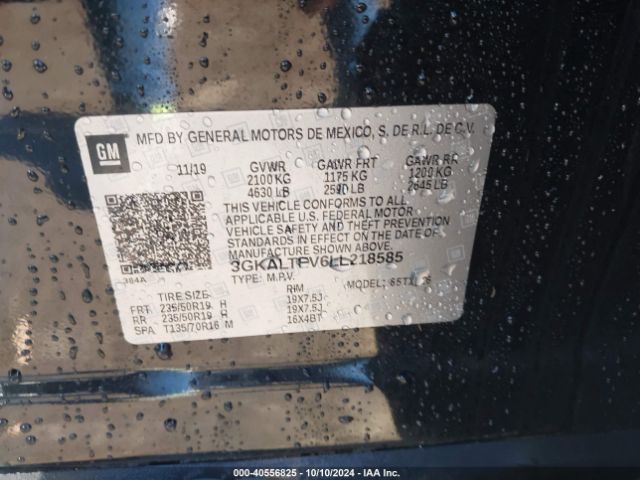 3GKALTEV6LL218585 GMC Terrain Awd Sle