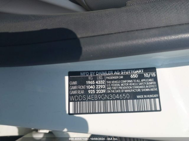WDDSJ4EB9GN304650 Mercedes-Benz CLA 250