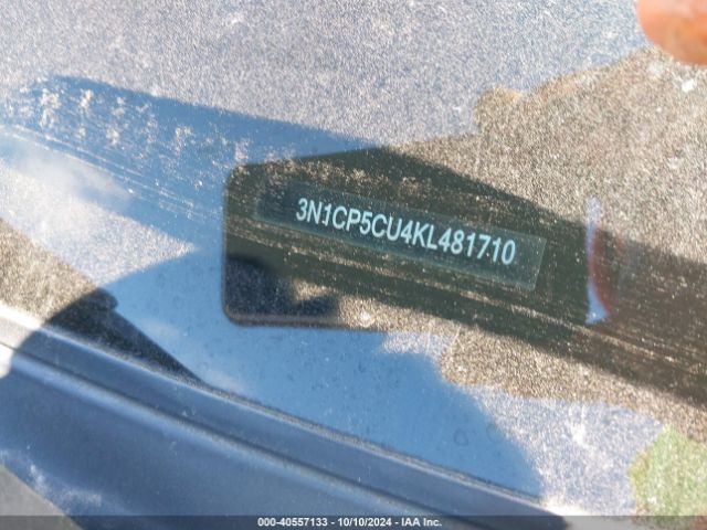 3N1CP5CU4KL481710 Nissan KICKS SV