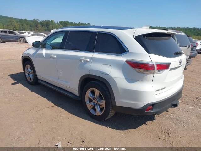 5TDYKRFHXFS050103 Toyota Highlander Limited V6