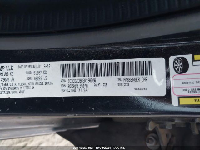 1C3CDZCB6EN136506 Dodge Avenger Sxt