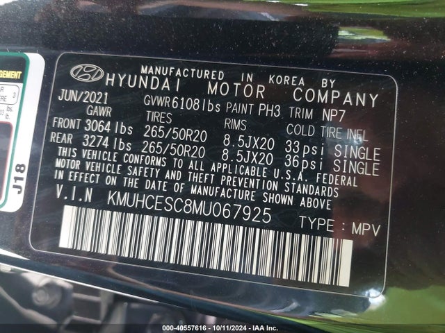 KMUHCESC8MU067925 Genesis Gv80 3.5t Awd