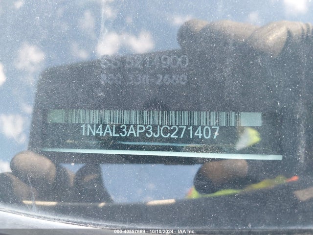 Nissan Altima 2.5 Sv 2018 1N4AL3AP3JC271407 Image 9