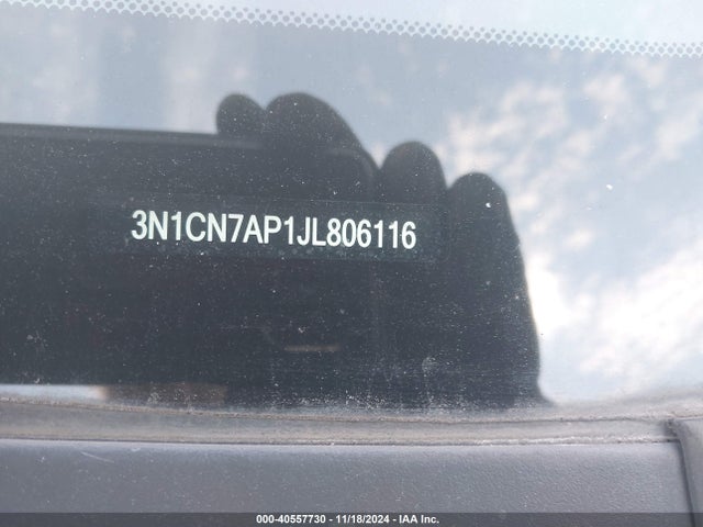 Nissan Versa 1.6 Sv 2018 3N1CN7AP1JL806116 Image 9