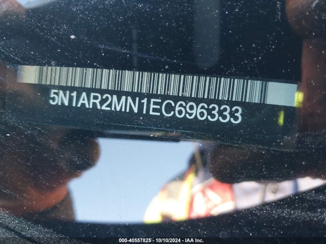 Nissan Pathfinder Sv 2014 5N1AR2MN1EC696333 Image 9