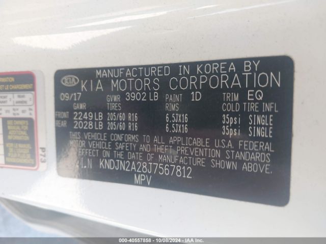 KNDJN2A28J7567812 KIA Soul
