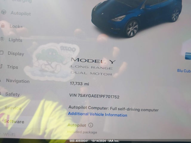 2023 TESLA MODEL Y 7SAYGAEE1PF701752 Photo 6