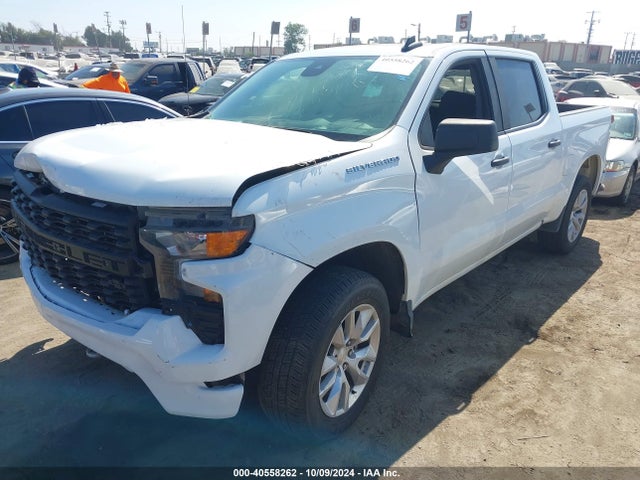 Chevrolet Silverado 1500 2wd  Short Bed Custom 2022 1GCPABEK4NZ603442 Image 2