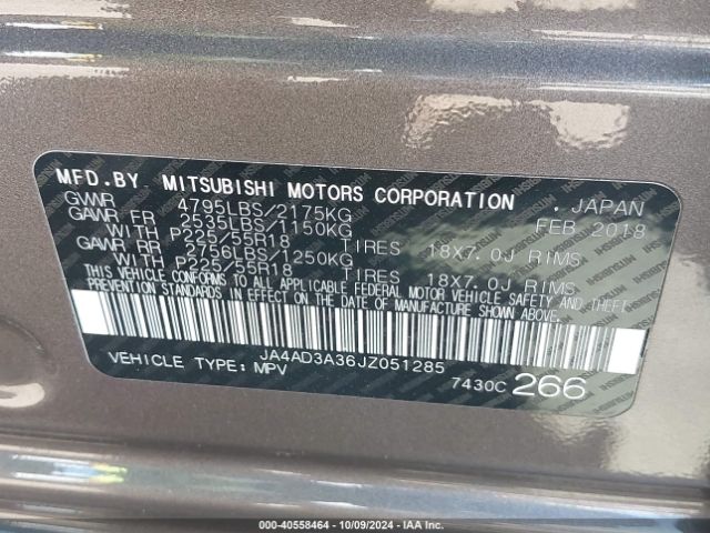 JA4AD3A36JZ051285 Mitsubishi Outlander Le
