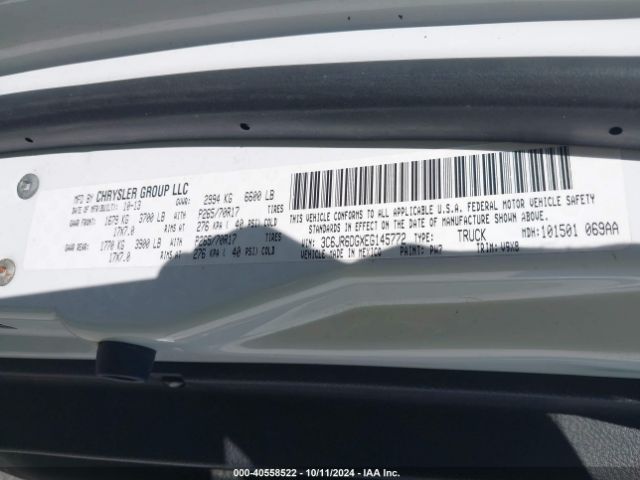 3C6JR6DGXEG145772 RAM 1500 Tradesman