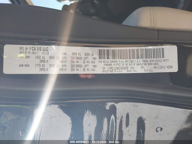 Dodge Durango Gt Plus Awd 2019 1C4RDJDGXKC606299 Image 9