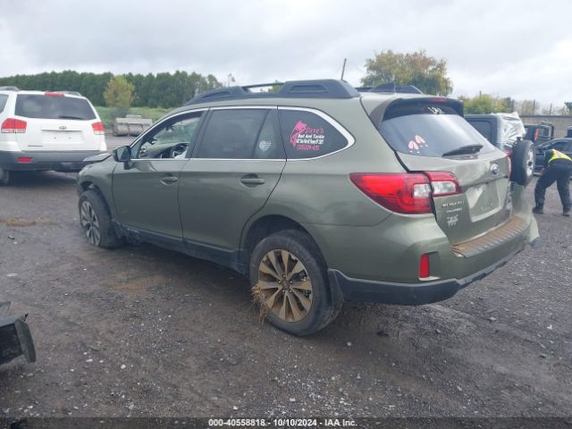 4S4BSANC6G3314168 Subaru Outback 2.5i Limited