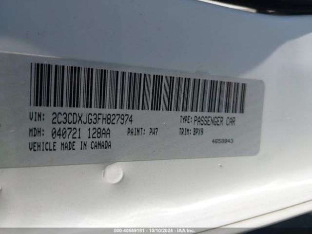 2015 DODGE CHARGER 2C3CDXJG3FH827974 Photo 8