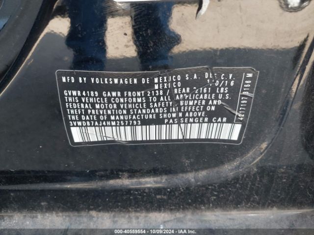 3VWDB7AJ4HM257793 Volkswagen Jetta 1.4t Se