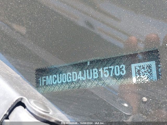 1FMCU0GD4JUB15703 Ford ESCAPE SE