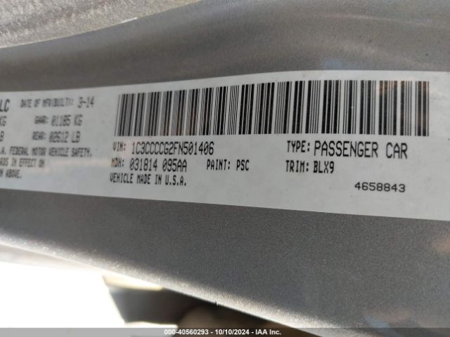 1C3CCCCG2FN501406 Chrysler 200 C