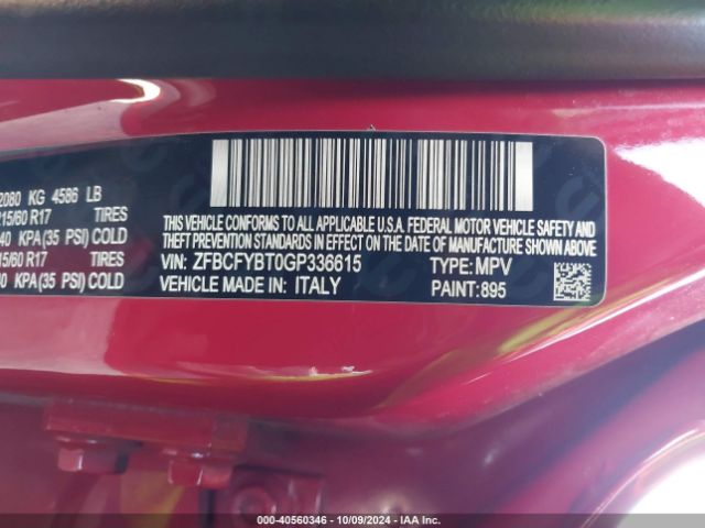 2016 FIAT 500X ZFBCFYBT0GP336615 Photo 8