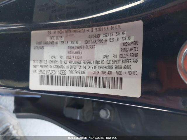 3MYDLBZV2GY114392 Scion IA