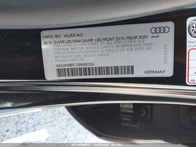 WAUW2BFC1GN080324 Audi S7 4.0t